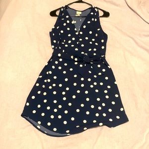 A new day shirt tail polka dot dress